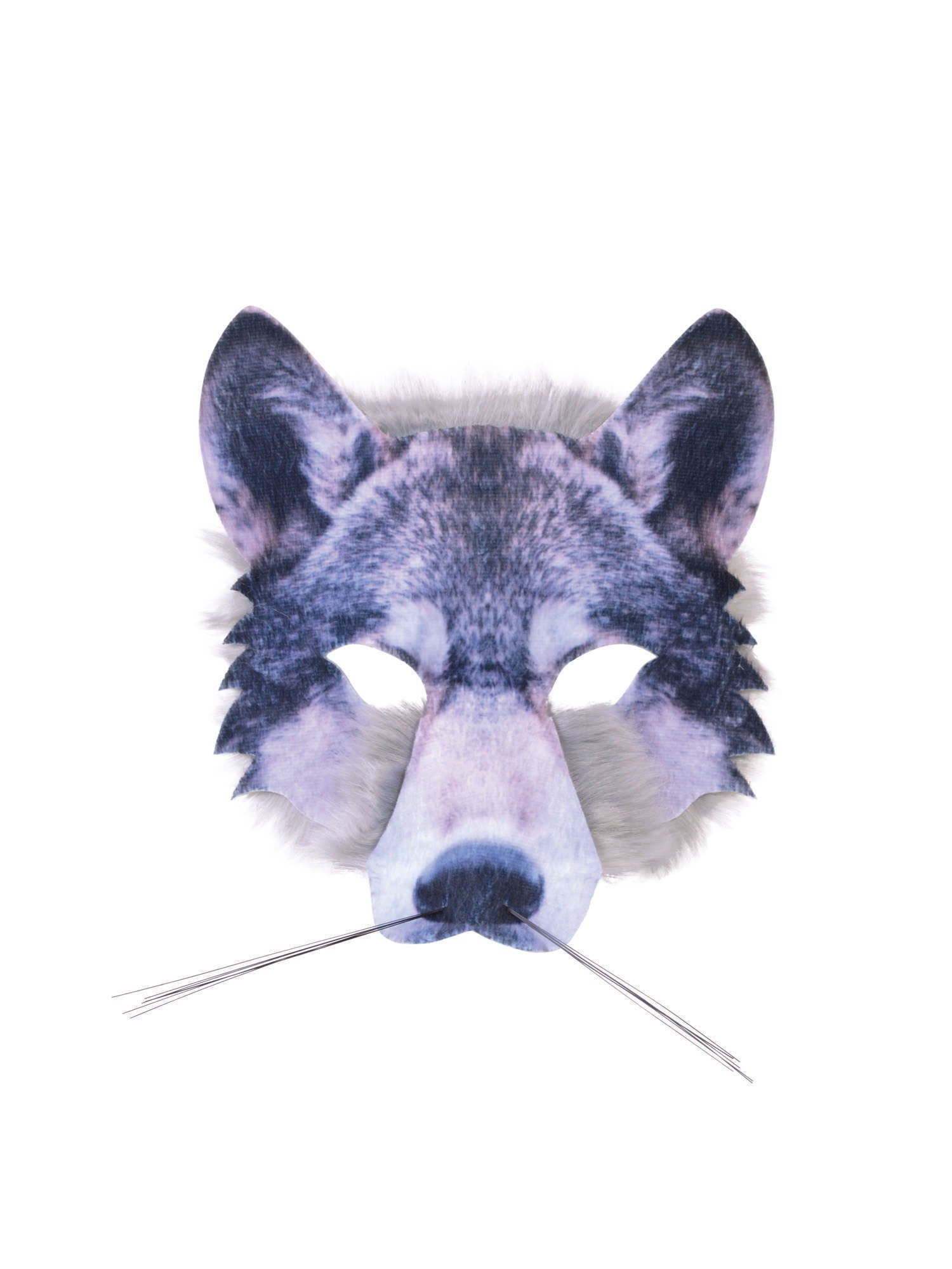 Wolf Gesichtsmaske Realistisches Fell