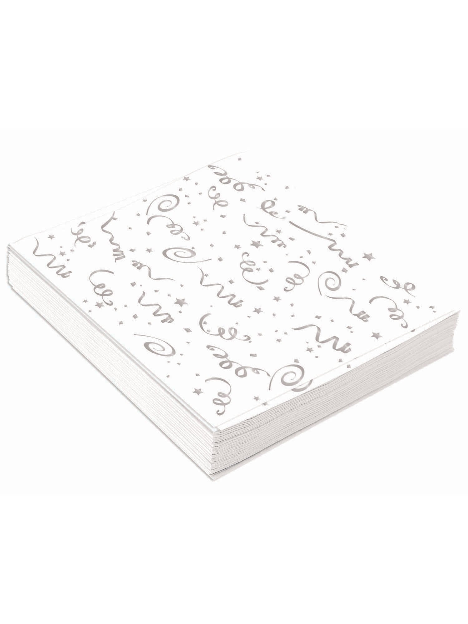 16 Pack Silber Konfetti Servietten